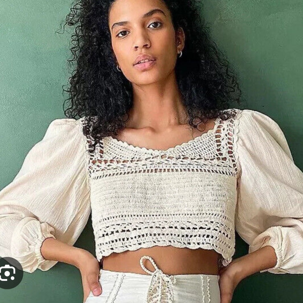 Free People Crochet Top